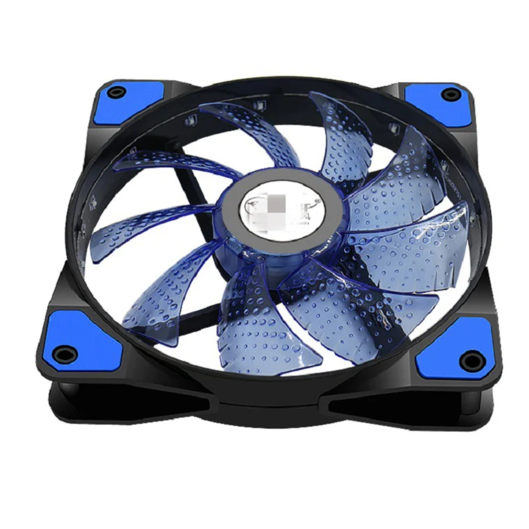 Jedel 120 mm Blue Computer Case Fan - USB‑Compatible PC Cooling Fan (12 cm)
